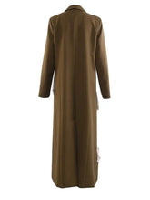 Asymmetric Fringe Long Trench Coat